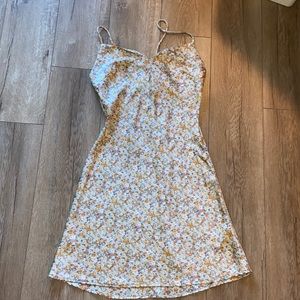 Lovely Day Mini Yellow Floral Dress